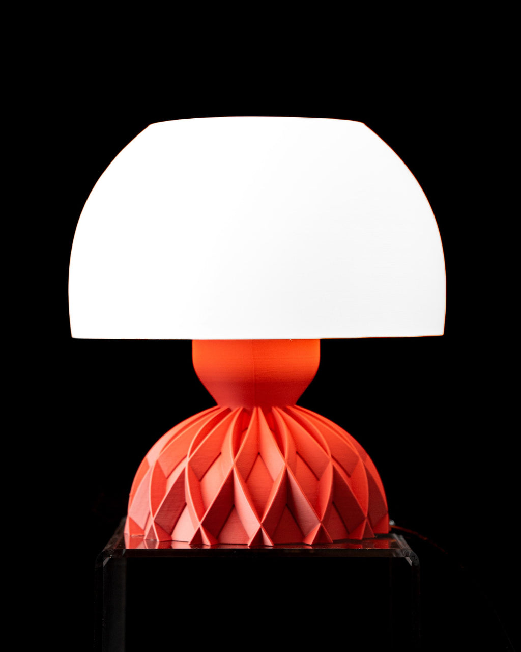 ARKAN Lamp – Geometric 3D Printed Table Light, Minimalist Ambient Decor (etsy image id: 7865023830)