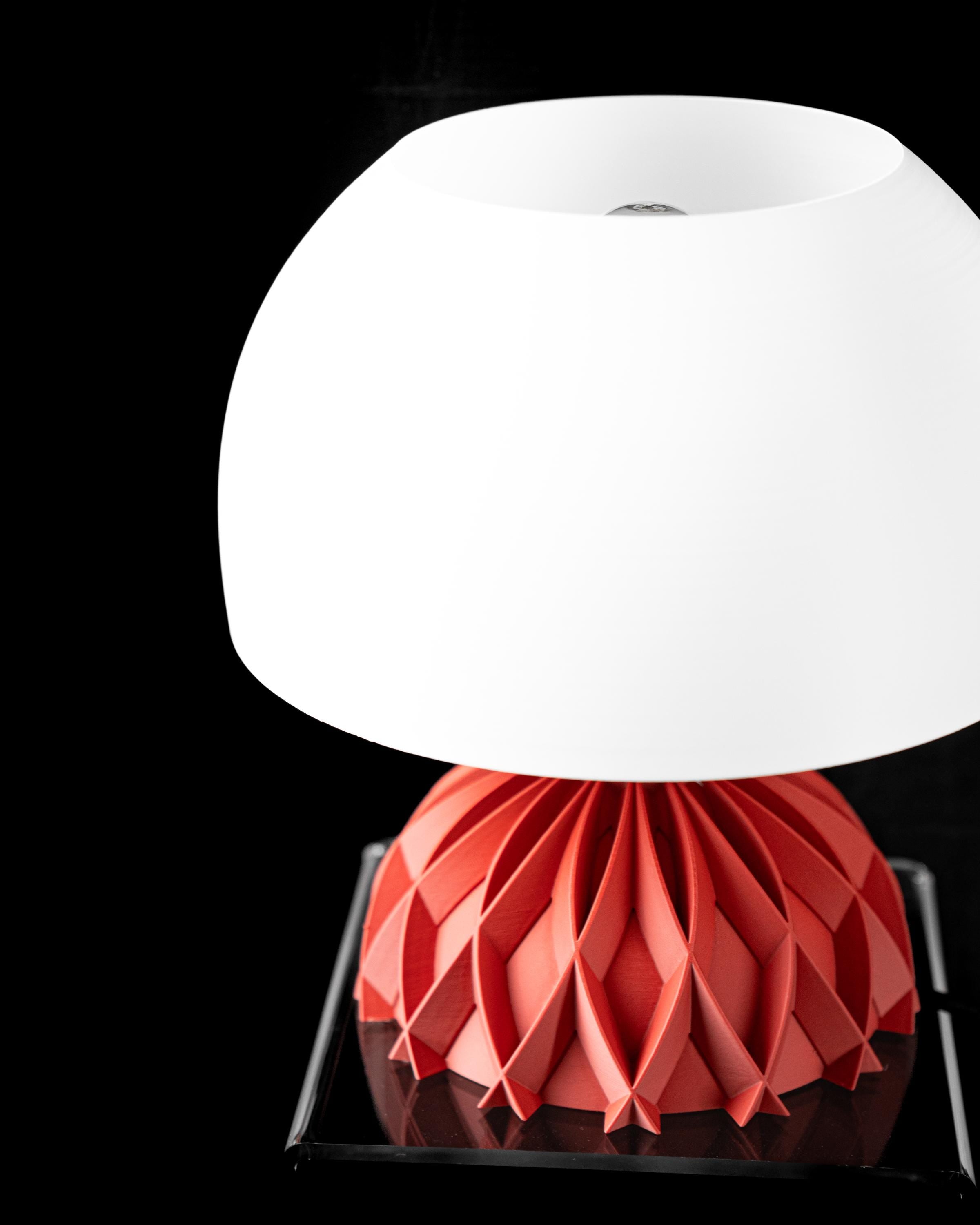 ARKAN Lamp – Geometric 3D Printed Table Light, Minimalist Ambient Decor (etsy image id: 7865023950)