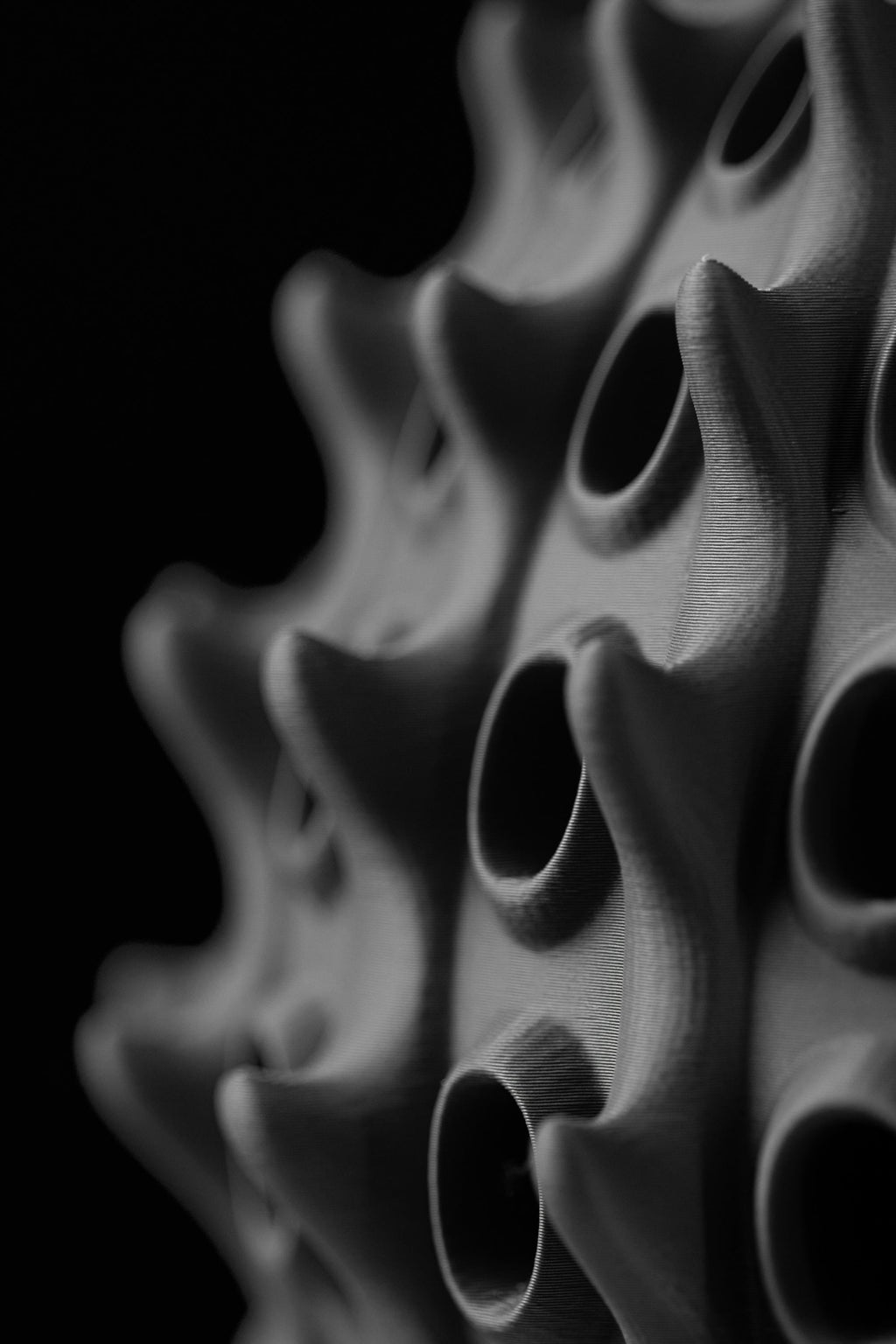 BARNACLE Lamp – Organic Sculptural 3D Printed Designer Light, Textured Home Decor Lighting (etsy image id: 7865046178)