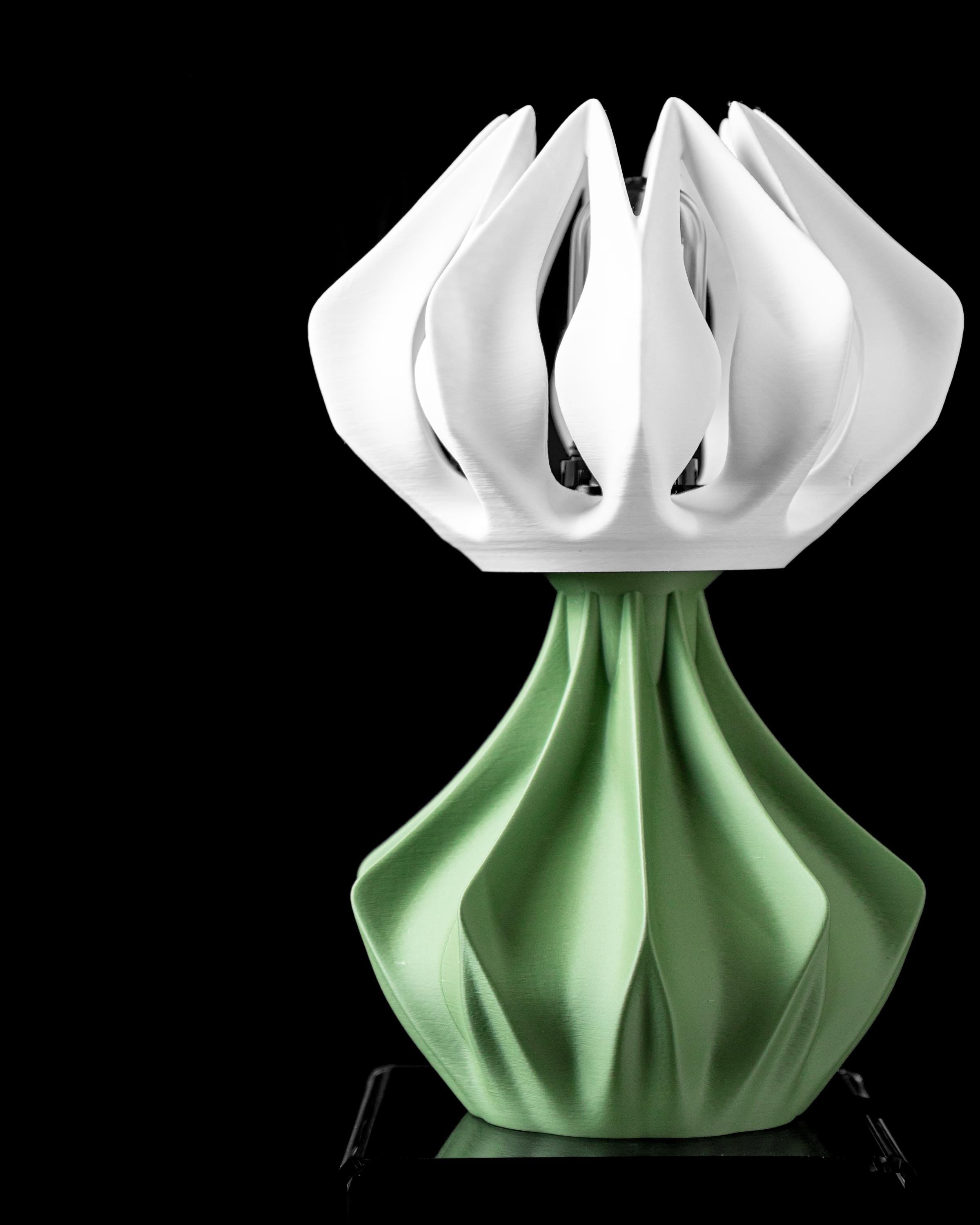 BLOOM Lamp – Flower Inspired 3D Printed Table Light, Modern Floral Bedside Decor (etsy image id: 7865050130)