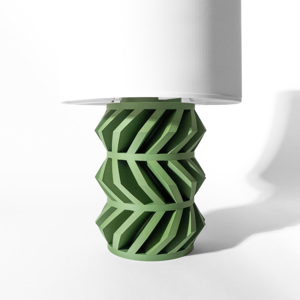 DAVOS Lamp – Modern Geometric Sculptural Table Light, 3D Printed Bedside Decor (etsy image id: 7865061656)