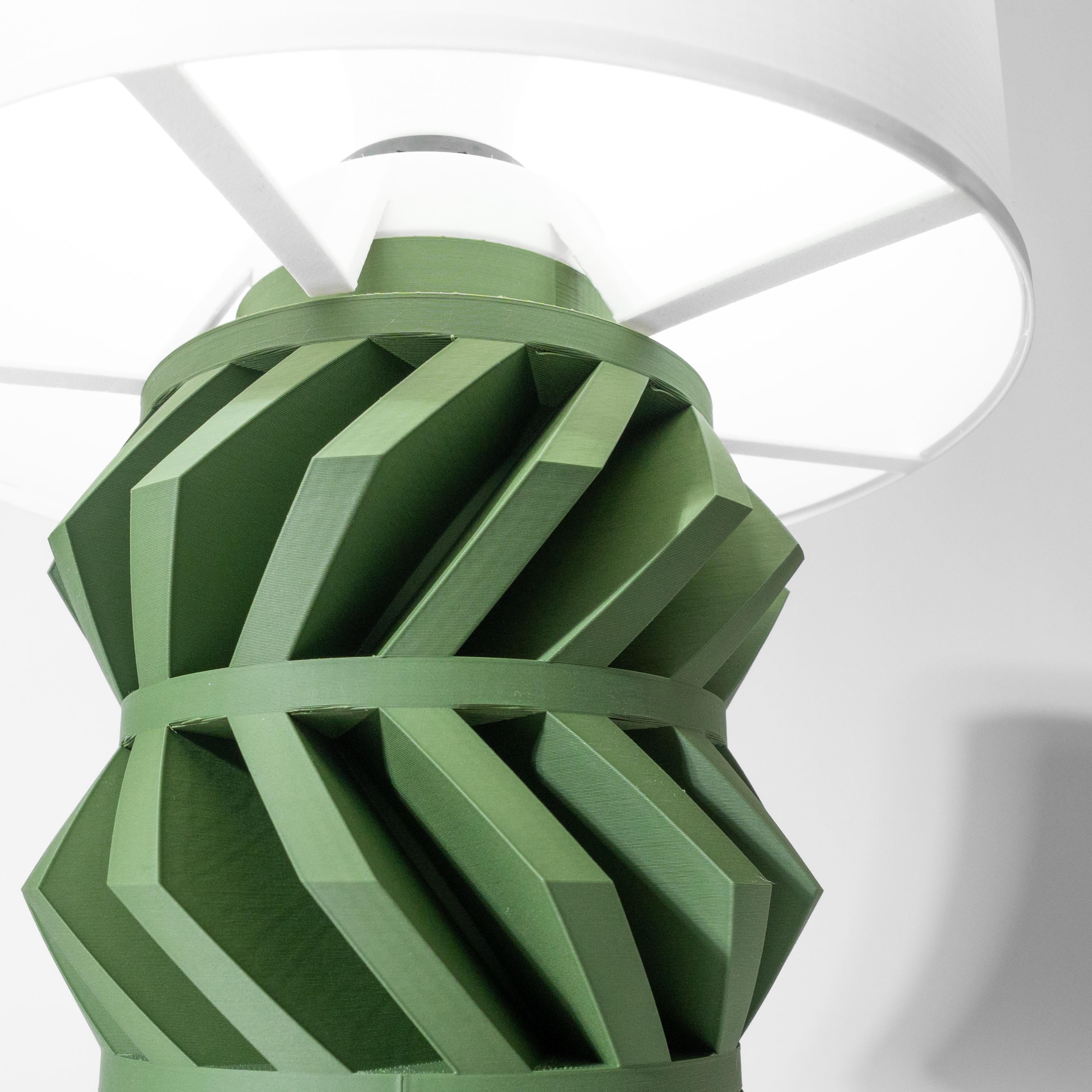 DAVOS Lamp – Modern Geometric Sculptural Table Light, 3D Printed Bedside Decor (etsy image id: 7865061894)