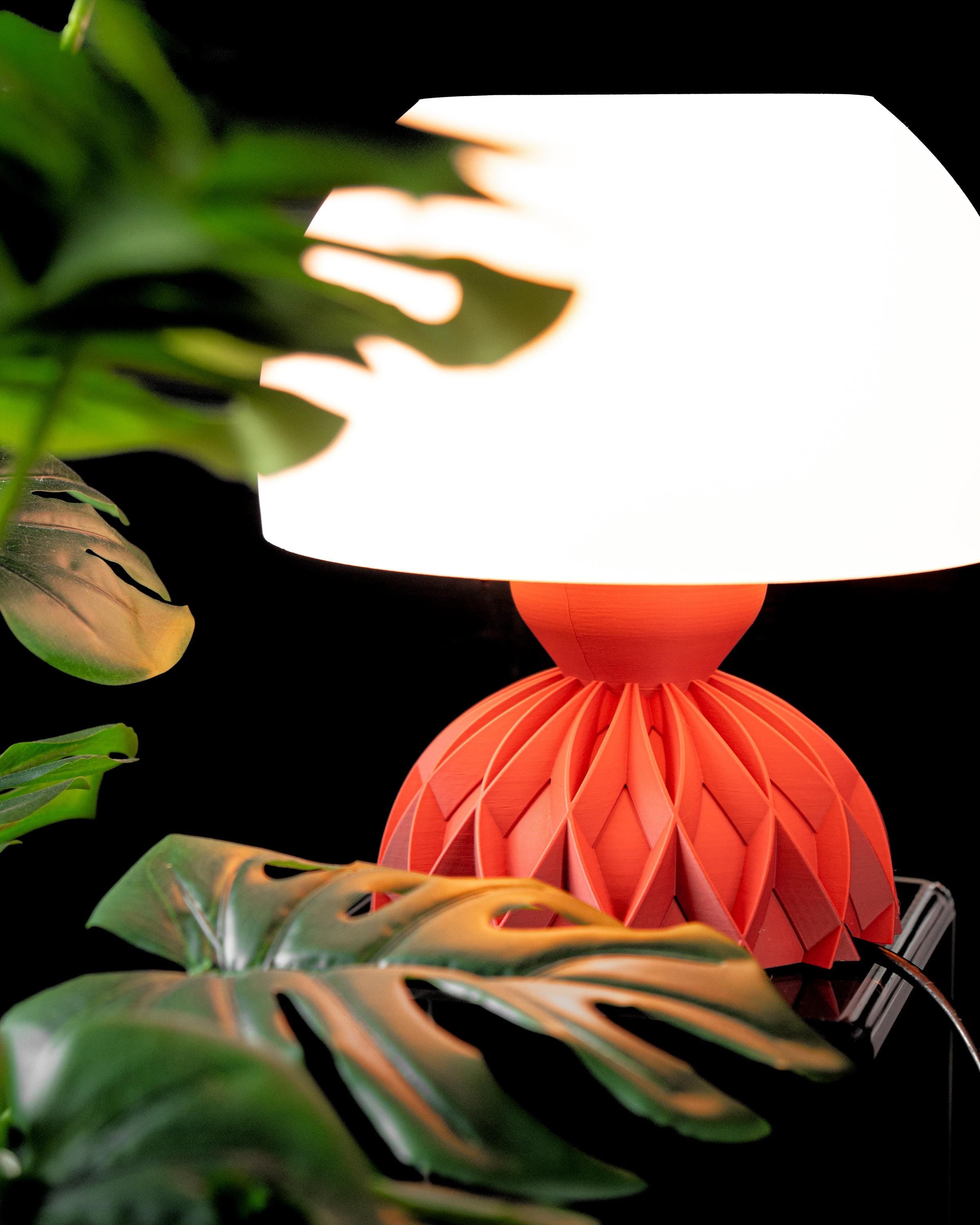ARKAN Lamp – Geometric 3D Printed Table Light, Minimalist Ambient Decor (etsy image id: 7912976385)