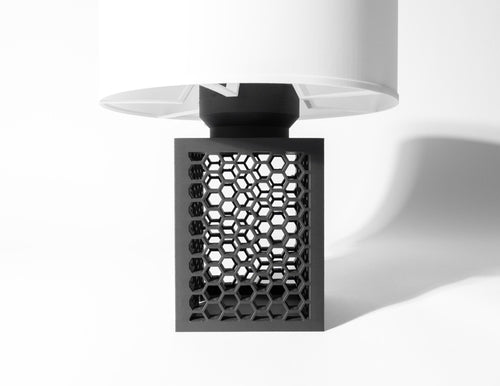 ARO Lamp – Honeycomb 3D Printed Industrial Bedside Light, Ambient Decor __etsy:7912984033