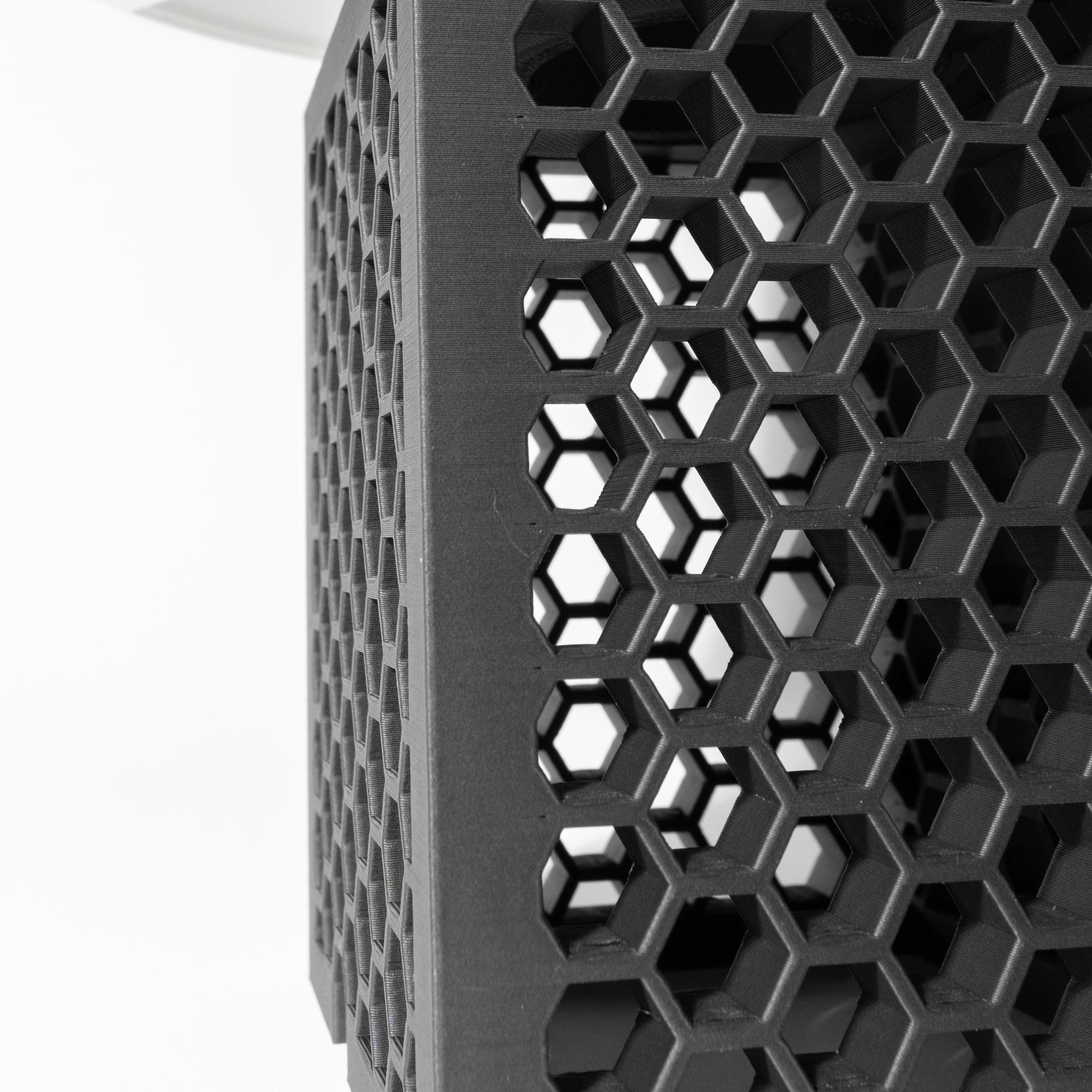 ARO Lamp – Honeycomb 3D Printed Industrial Bedside Light, Ambient Decor __etsy:7912984063