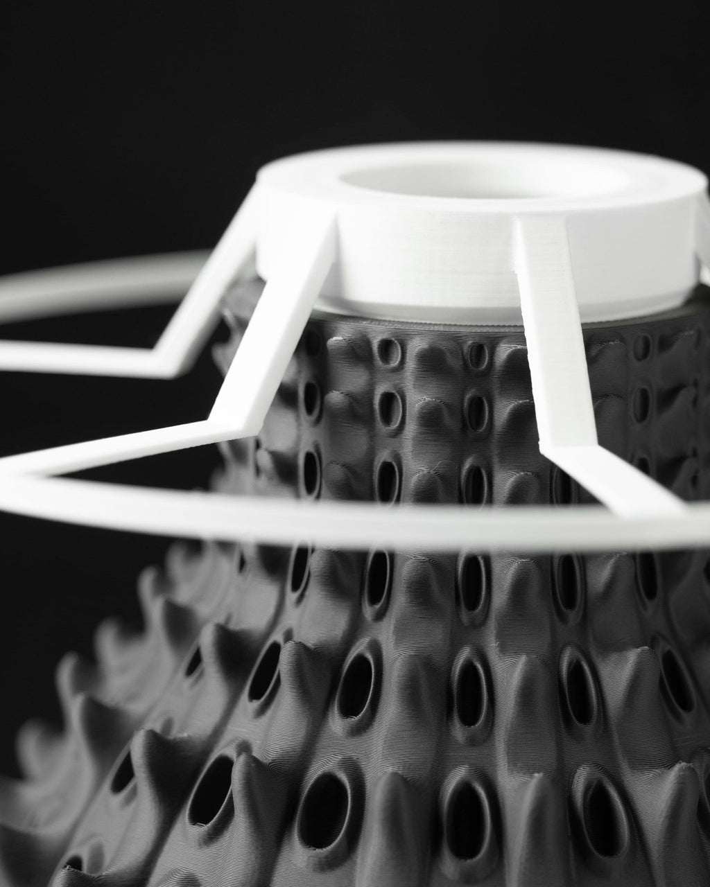 BARNACLE Lamp – Organic Sculptural 3D Printed Designer Light, Textured Home Decor Lighting (etsy image id: 7912998731)