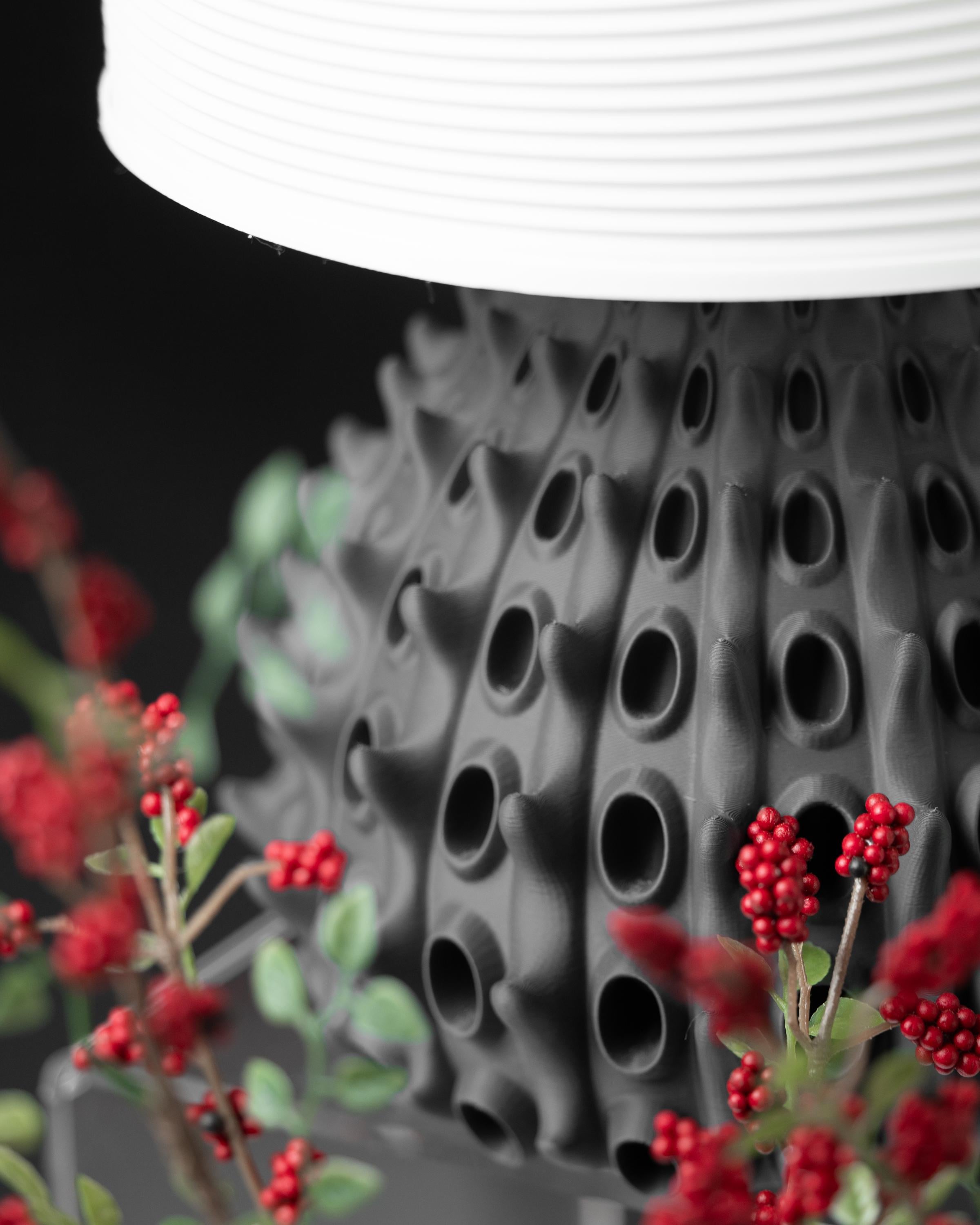 BARNACLE Lamp – Organic Sculptural 3D Printed Designer Light, Textured Home Decor Lighting (etsy image id: 7912998755)