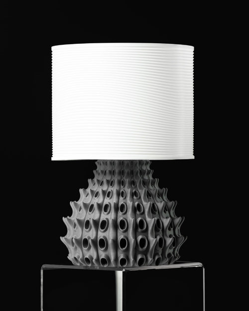 BARNACLE Lamp – Organic Sculptural 3D Printed Designer Light, Textured Home Decor Lighting (etsy image id: 7912998763)