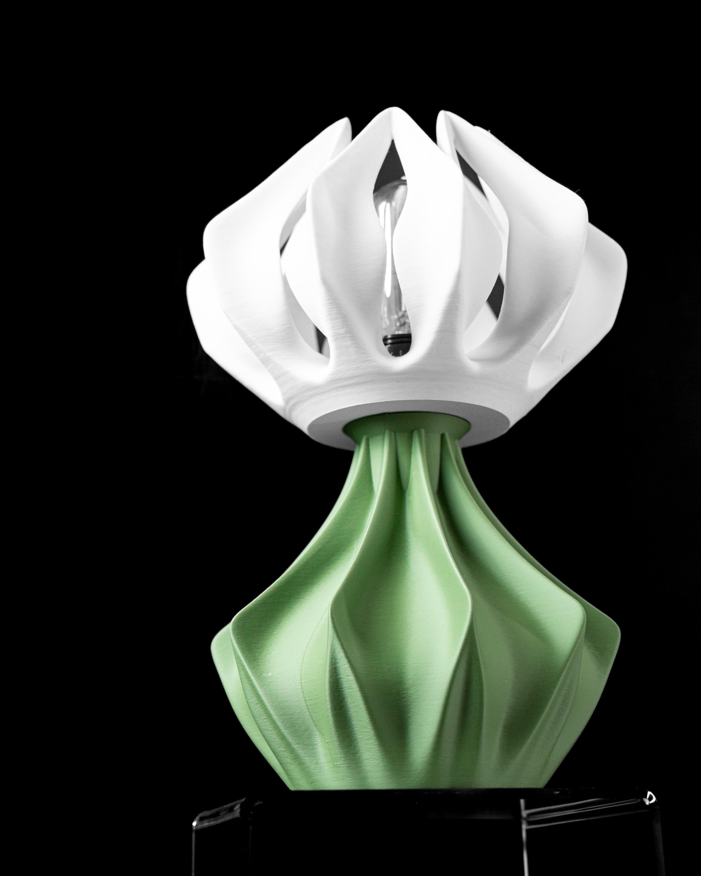 BLOOM Lamp – Flower Inspired 3D Printed Table Light, Modern Floral Bedside Decor (etsy image id: 7913002439)