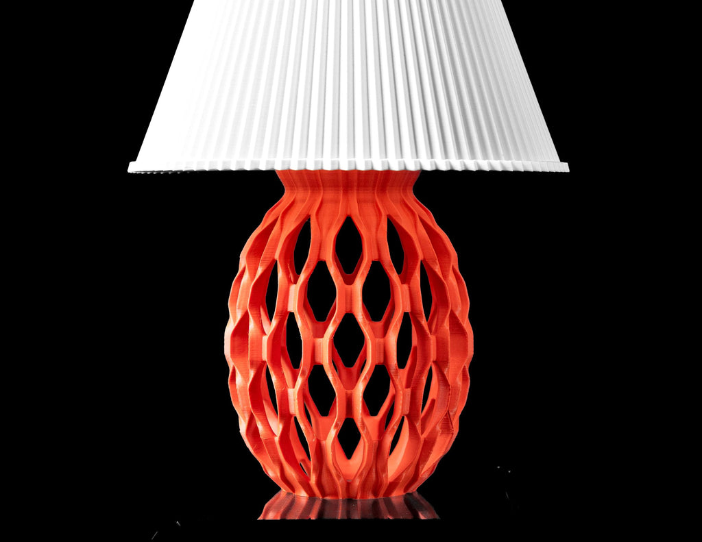 CHAIN Lamp – Geometric 3D Printed Table Light, Minimalist Bedside Decor (etsy image id: 7913007403)
