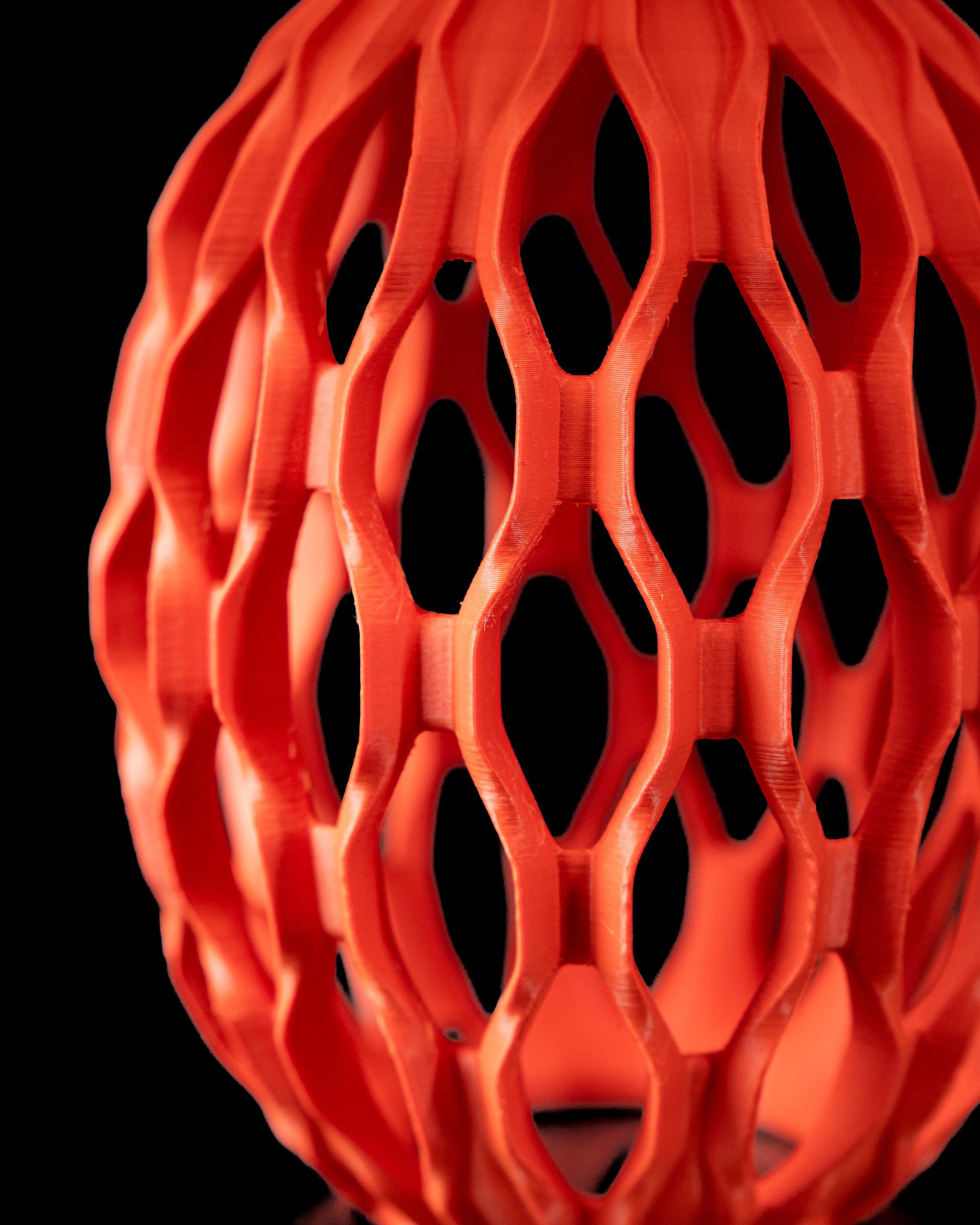 CHAIN Lamp – Geometric 3D Printed Table Light, Minimalist Bedside Decor (etsy image id: 7913007655)