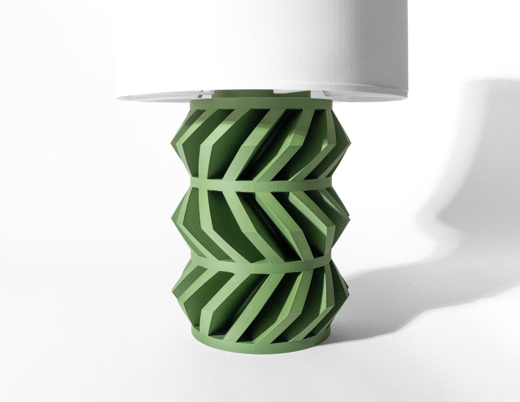 DAVOS Lamp – Modern Geometric Sculptural Table Light, 3D Printed Bedside Decor (etsy image id: 7913013781)