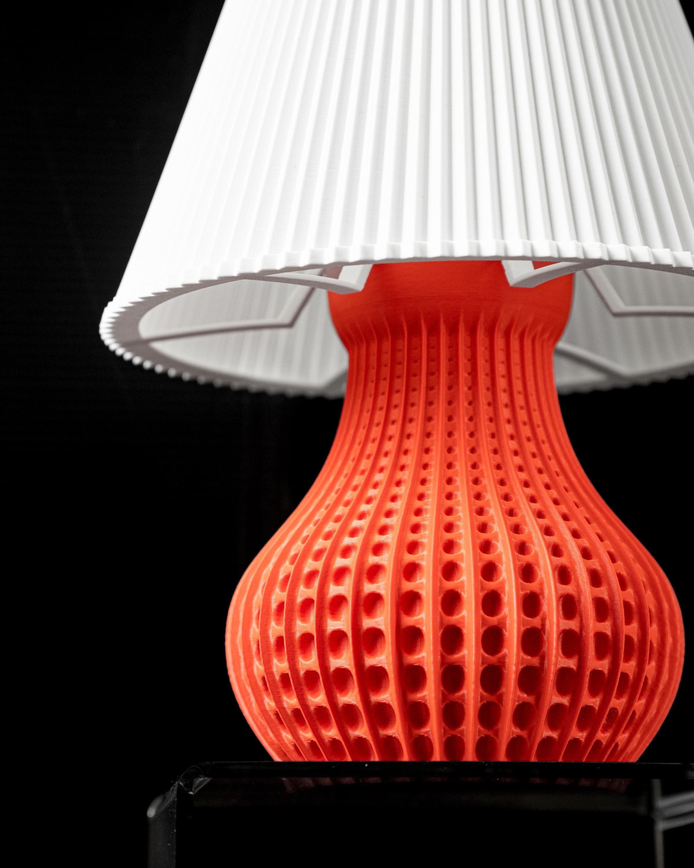DROPS Organic Sculptural Lamp – 3D Printed Ambient Light, Modern Home Decor (etsy image id: 7913019449)