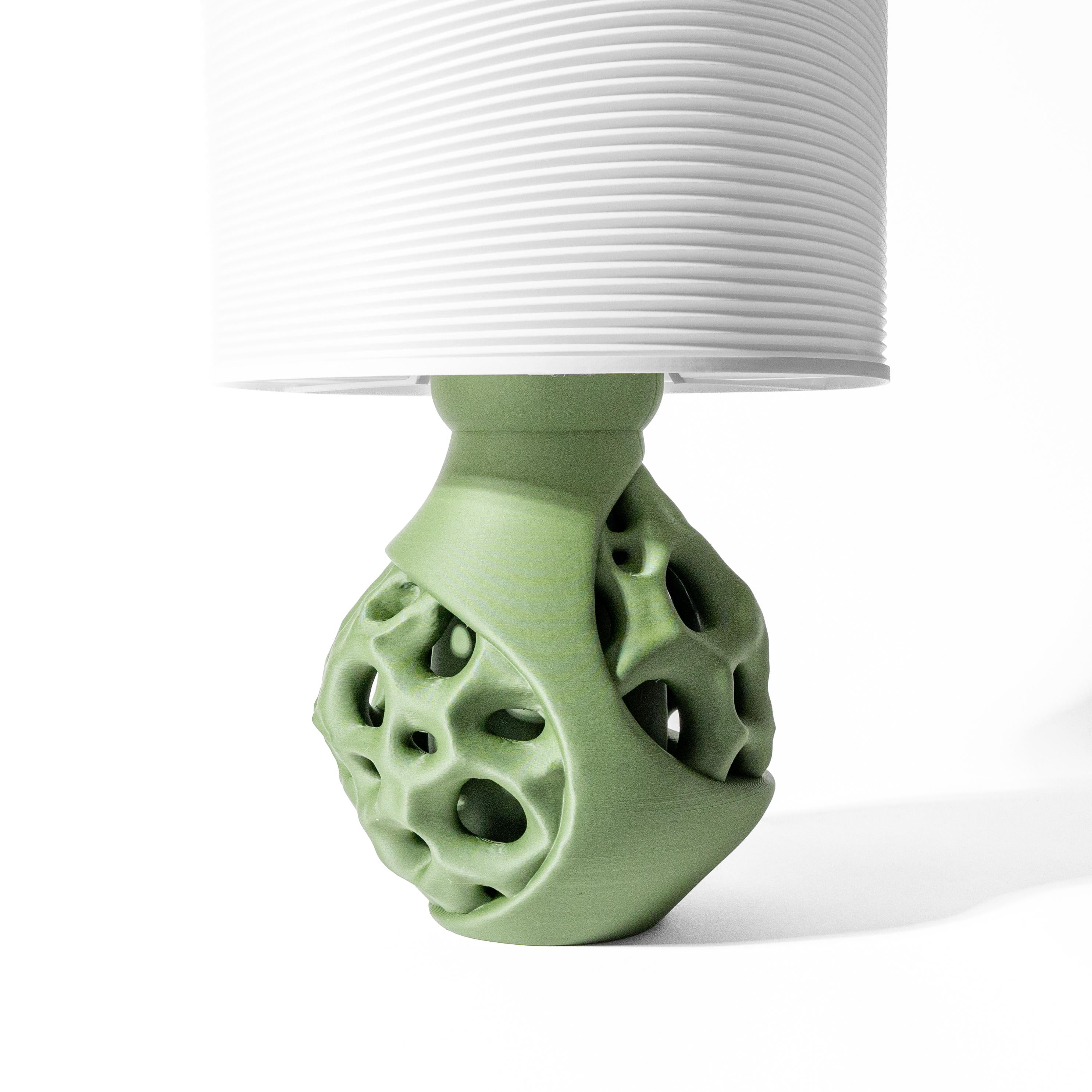 NEOR Sculptural Lamp – Biomorphic Sphere, Sage Green Organic Designer Light (etsy image id: 7913123011)