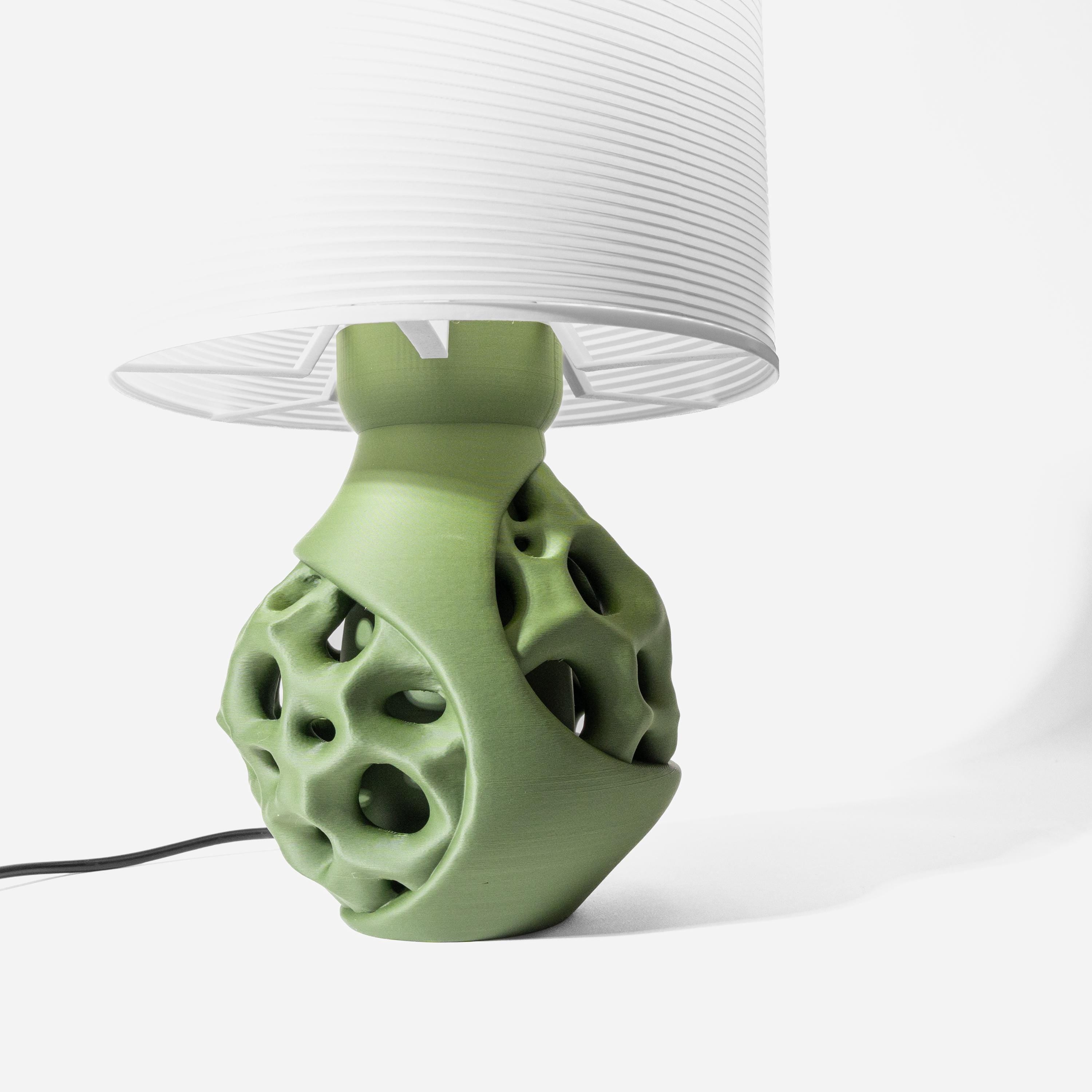 NEOR Sculptural Lamp – Biomorphic Sphere, Sage Green Organic Designer Light (etsy image id: 7913123181)