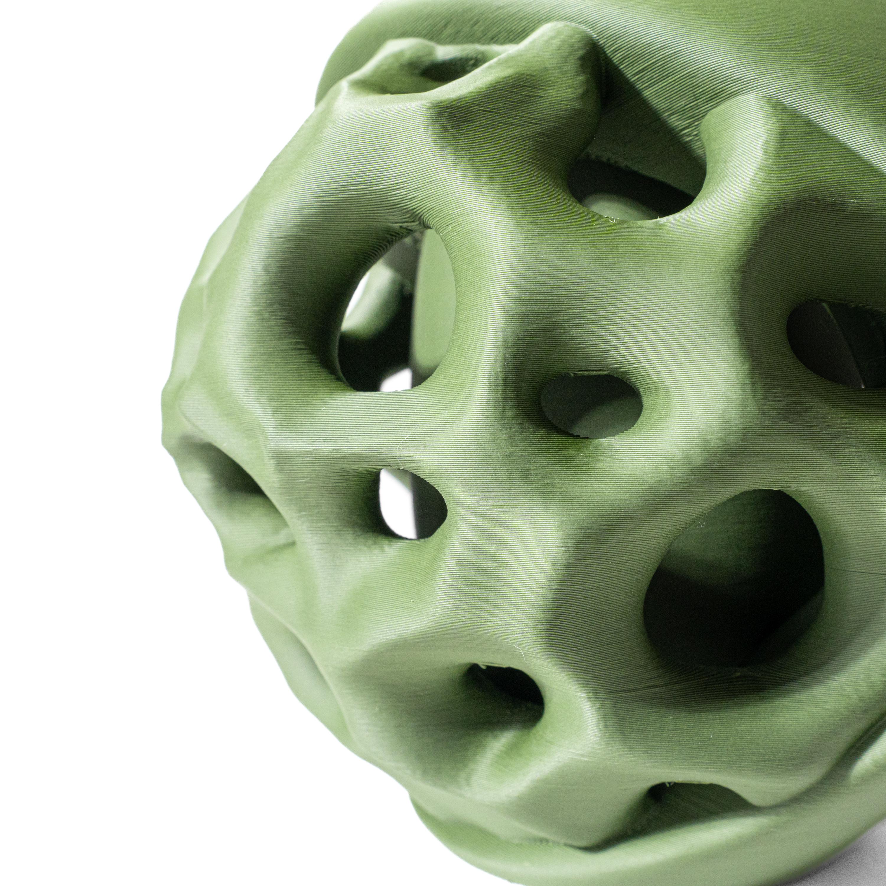 NEOR Sculptural Lamp – Biomorphic Sphere, Sage Green Organic Designer Light (etsy image id: 7913123249)
