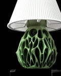 VESSEL 3D Printed Voronoi Lamp Base – Organic Cell Lattice Sculptural Light (etsy image id: 7913281145)