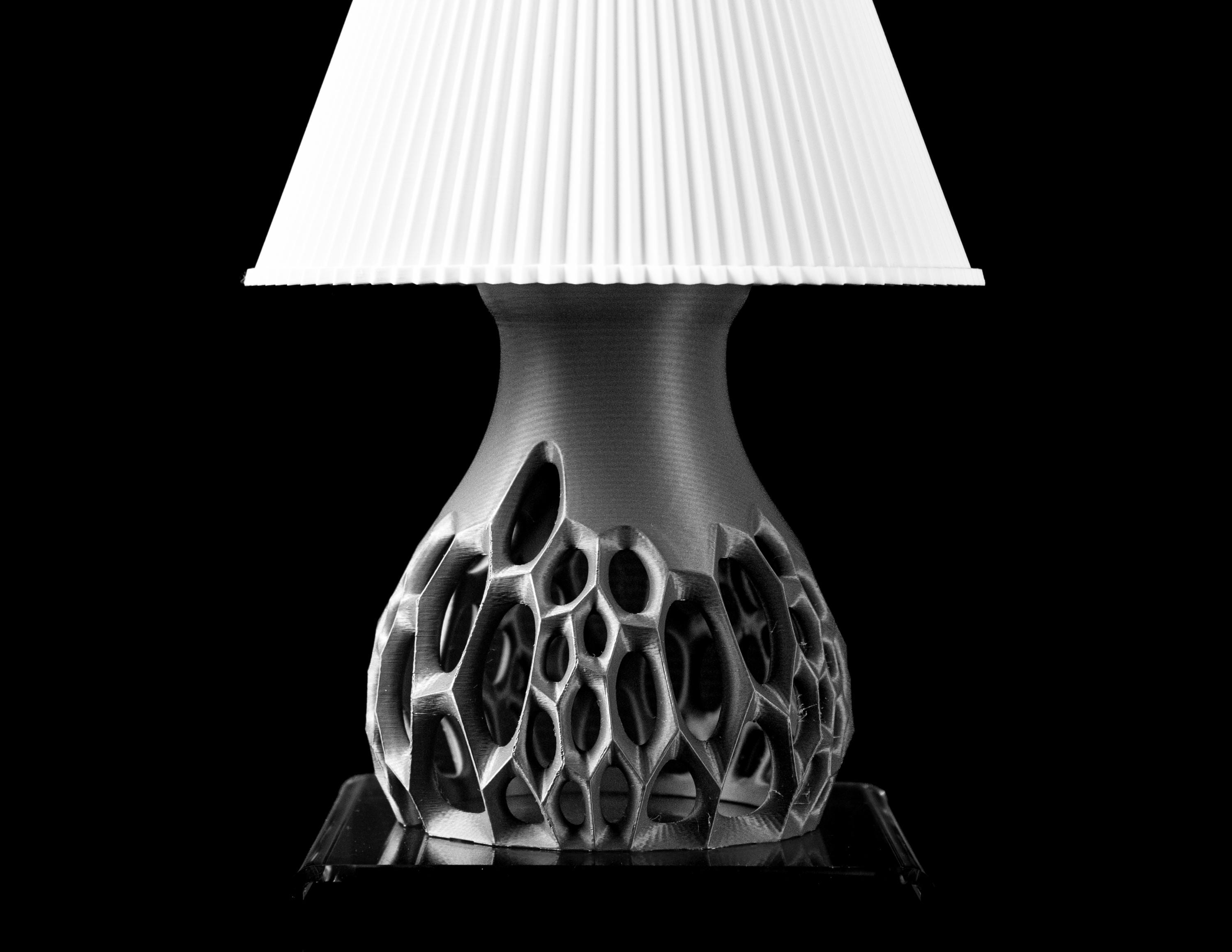 VIRUS 01 - 3D Printed Honeycomb Lattice Table Lamp – Organic Cell Structure Bedside Light (etsy image id: 7913297783)
